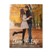 Nueva Fecha Cambiar El Guión De Pincel Moderno De