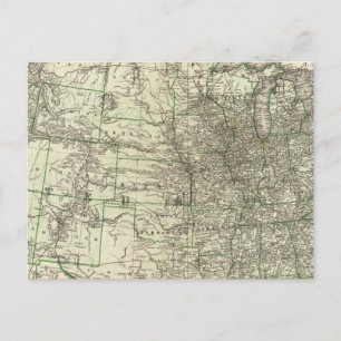 Postal Nueva hoja de ruta de los Estados Unidos 2