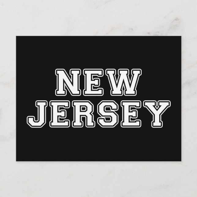 Postal Nueva Jersey (Anverso)