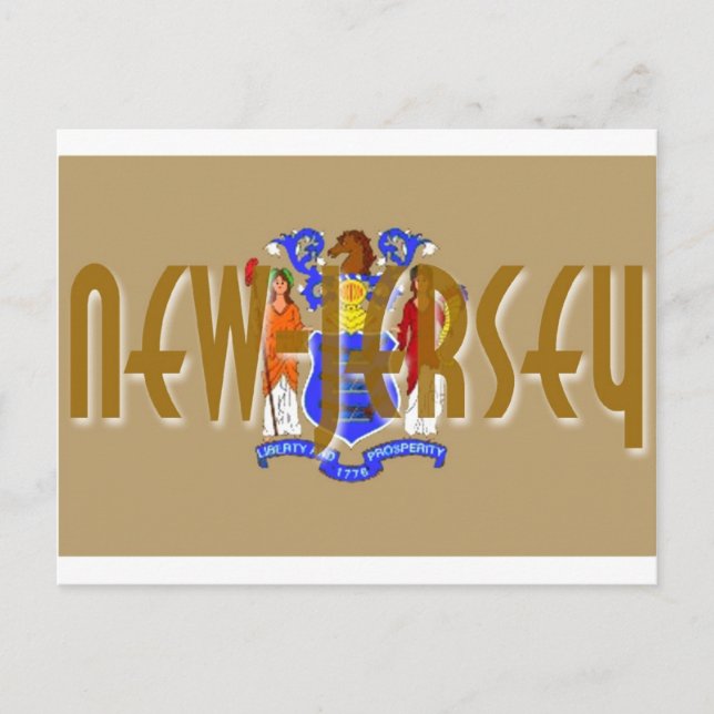 Postal Nueva Jersey (Anverso)
