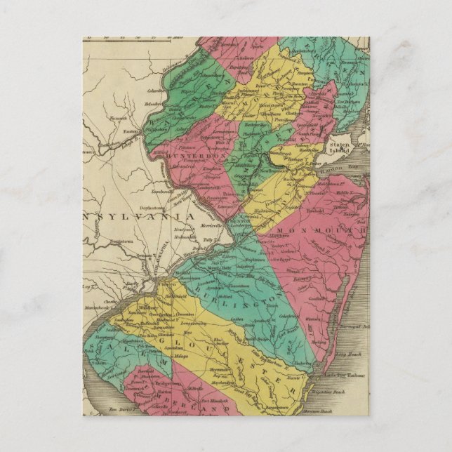 Postal Nueva Jersey 3 (Anverso)