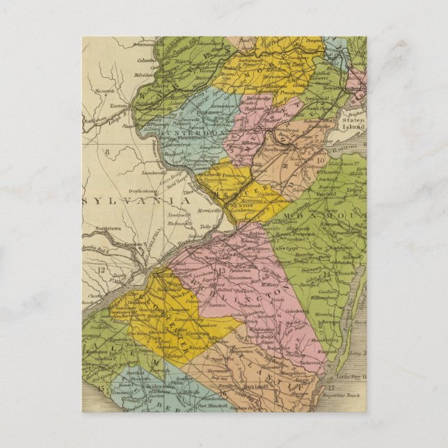 Postal Nueva Jersey 5 (Anverso)