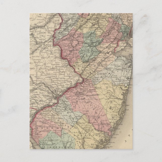 Postal Nueva Jersey 9 (Anverso)