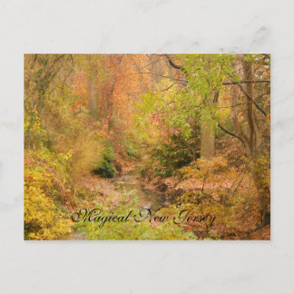 Postal Nueva Jersey en otoño