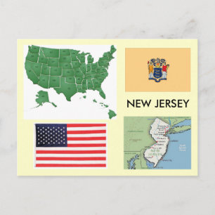 Postal Nueva Jersey, Estados Unidos