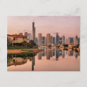 Postal Nueva línea aérea de Dubái