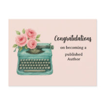 Nueva Máquina de Escribir de Felicitaciones para A