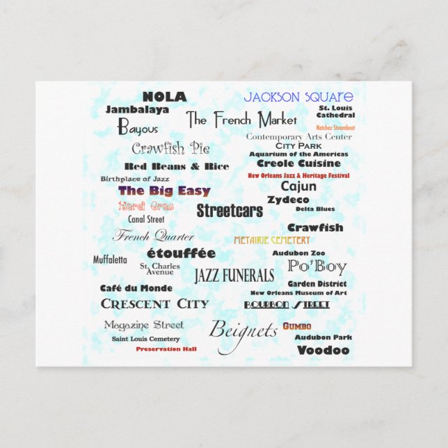 Postal Nueva Orleans (Anverso)