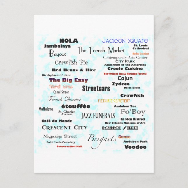 Postal Nueva Orleans (Anverso)