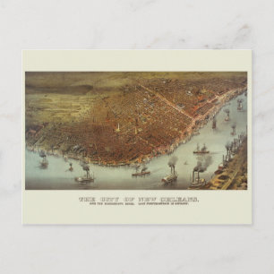 Postal Nueva Orleans 1885