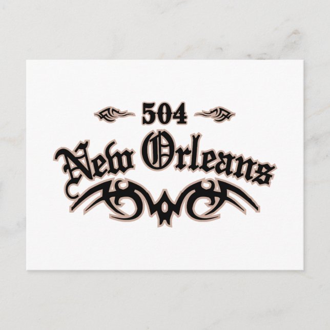 Postal Nueva Orleans 504 (Anverso)
