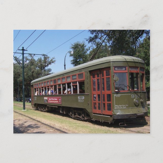 Postal Nueva Orleans, calle Louisiana (Anverso)