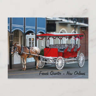 Postal Nueva Orleans Carriage Ride