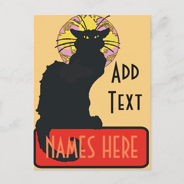Postal Nueva Orleans Chat Noir Editar Poster de texto 201 (Anverso)