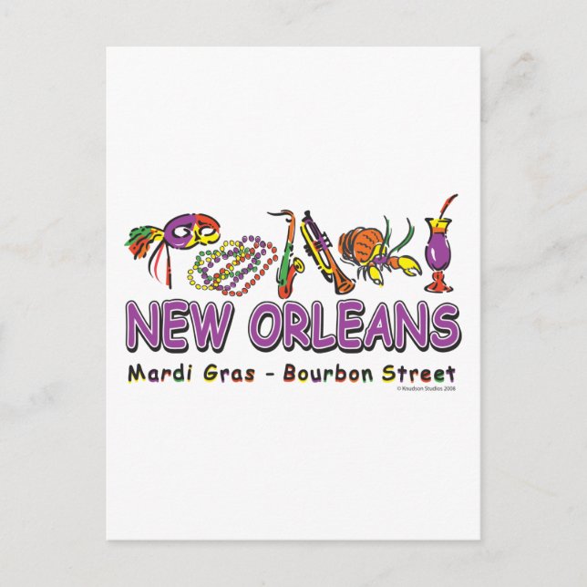 Postal Nueva Orleans-Fun- (Anverso)