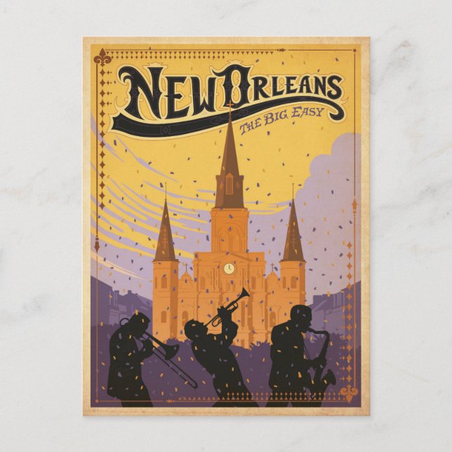 Postal Nueva Orleans, LA (Anverso)