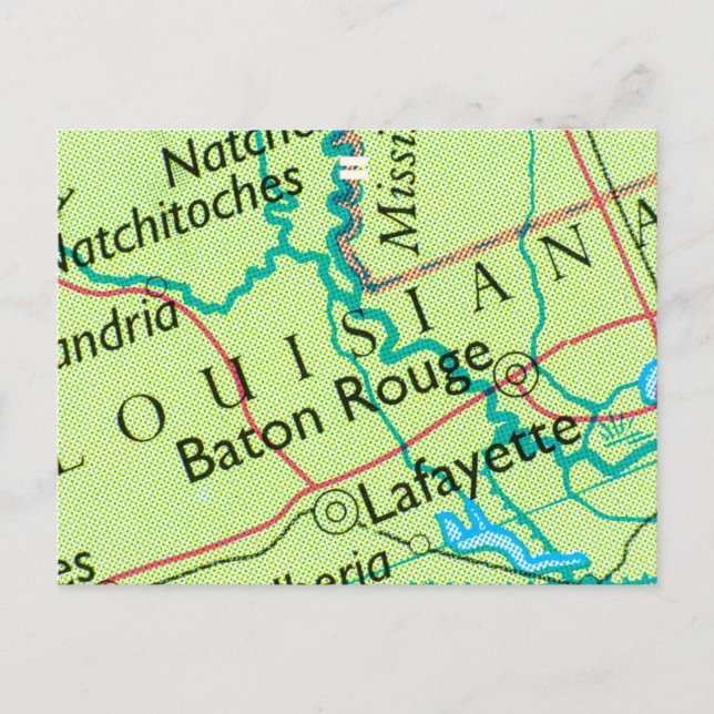 Postal Nueva Orleans LA Louisiana Postcard Baton Rouge (Anverso)