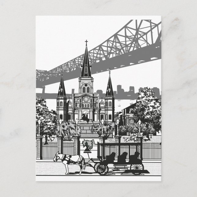 Postal Nueva Orleans Louisiana (Anverso)
