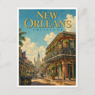 Postal Nueva Orleans Louisiana Barrio Francés GeoSaga