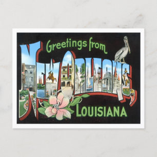 Postal Nueva Orleans, Louisiana Gran Cartas Postcard