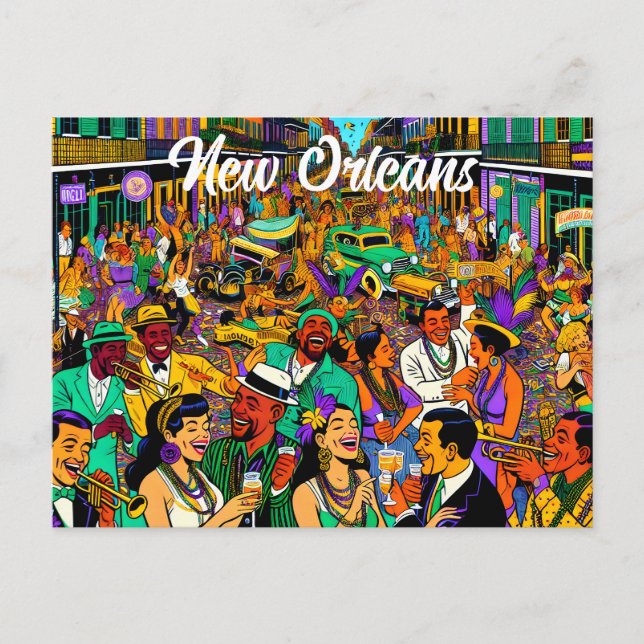 Postal Nueva Orleans, Louisiana Keepsake (Anverso)