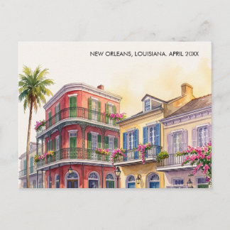 Postal Nueva Orleans Louisiana Nola Viaje Barrio Francés