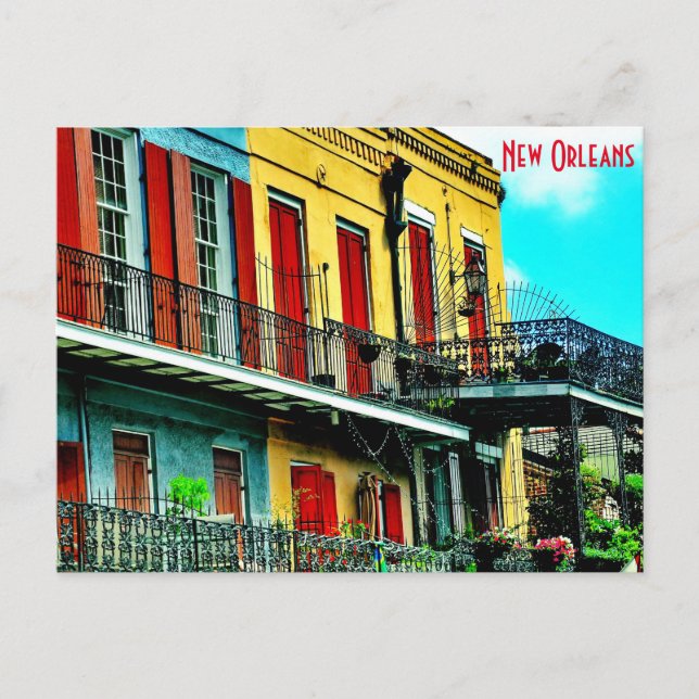 Postal Nueva Orleans, Luisiana (Anverso)