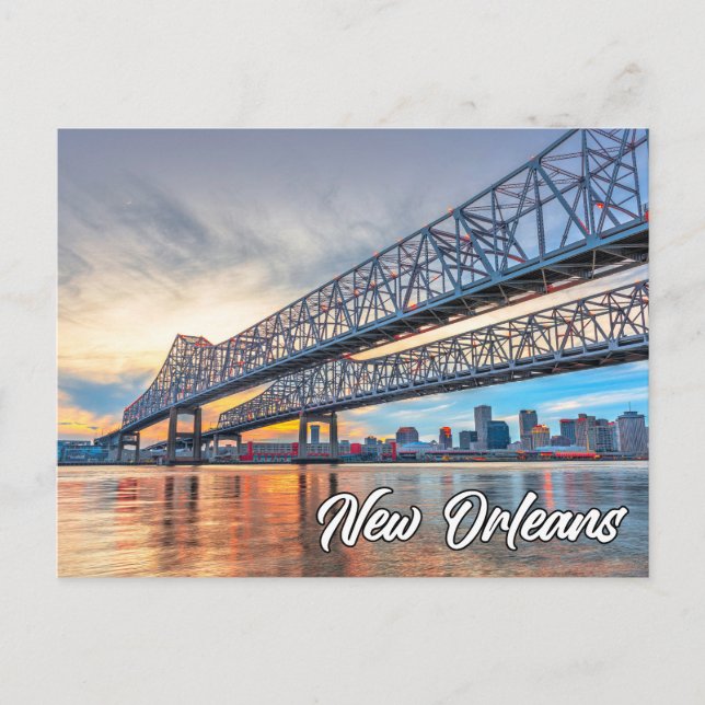 Postal Nueva Orleans, Luisiana, Estados Unidos (Anverso)