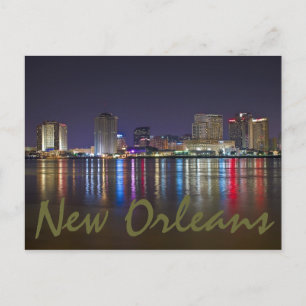 Postal Nueva Orleans, Luisiana / La gran fácil por la noc