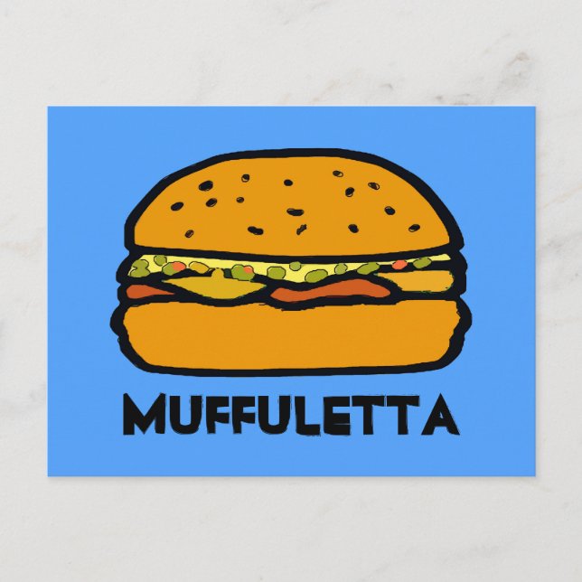 Postal Nueva Orleans Muffuletta (Anverso)