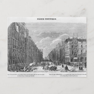 Postal Nueva París, vista de una parte de la calle Rivoli