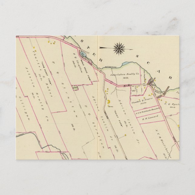 Postal Nueva Rochelle ward 3, Nueva York (Anverso)