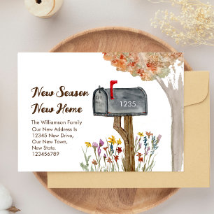 Postal Nueva temporada Nuevo cambio de domicilio