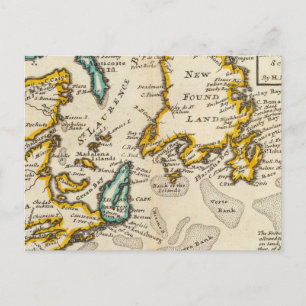 Postal Nueva Tierra Encontrada, Bahía de St Laurence, Aca