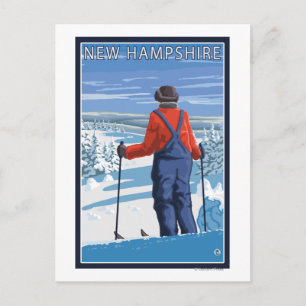 Postal Nueva vista de admiración de HampshireSkier