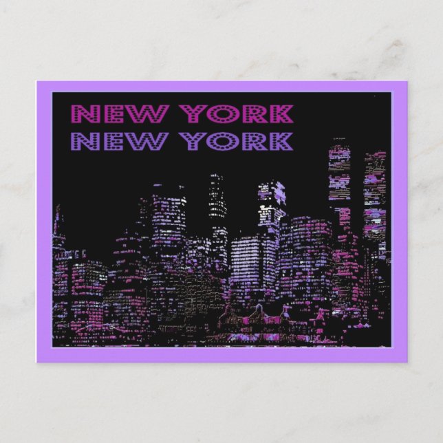 Postal nueva york (Anverso)