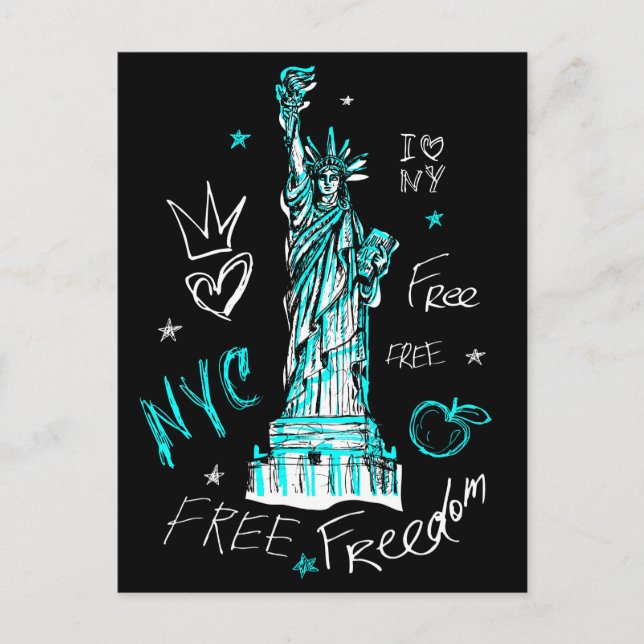 Postal Nueva York (Anverso)