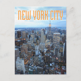 Postal Nueva York al atardecer