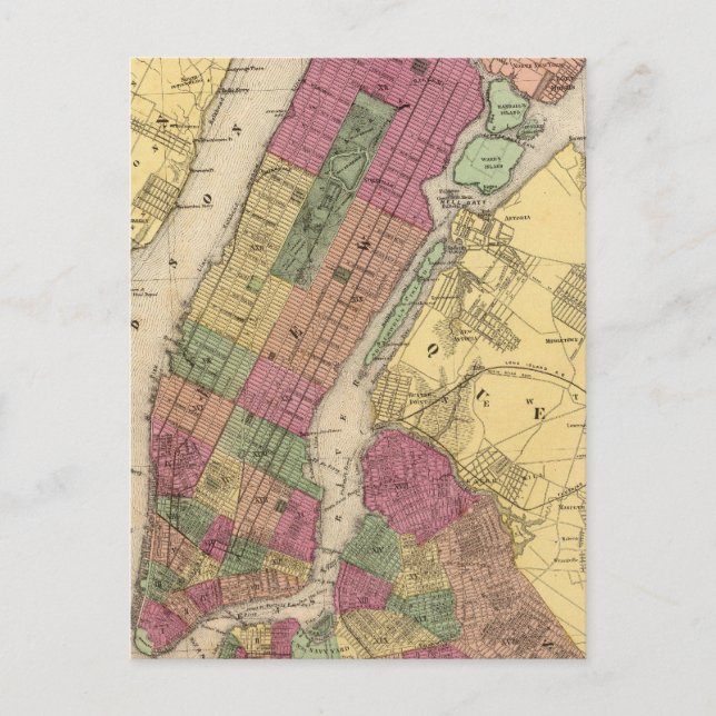 Postal Nueva York, Brooklyn (Anverso)