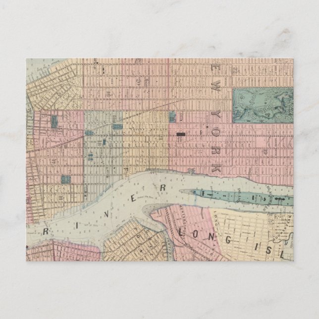 Postal Nueva York, Brooklyn (Anverso)