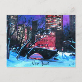 Postal Nueva York - Central Park Winter