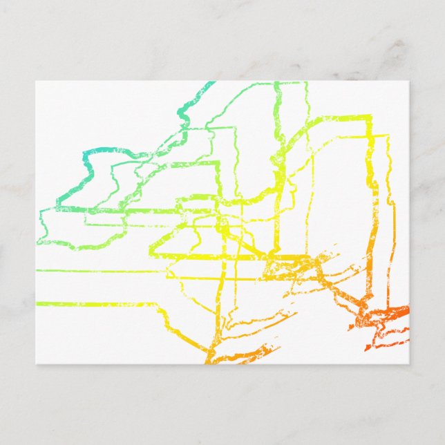 Postal nueva york chill blur (Anverso)