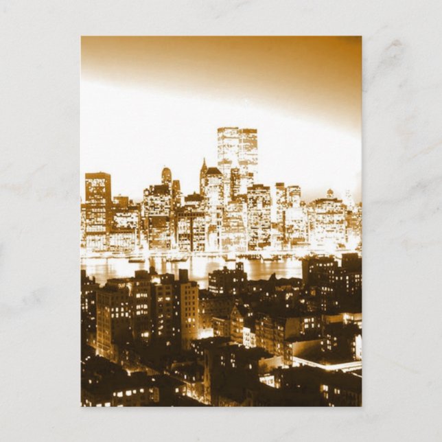Postal Nueva York de Manhattan (Anverso)