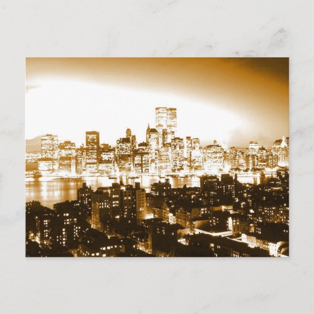 Postal Nueva York de Manhattan (Anverso)