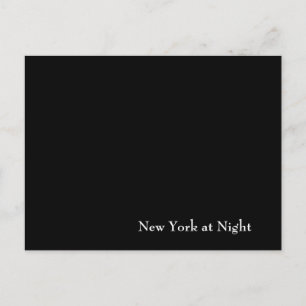 Postal Nueva York de noche
