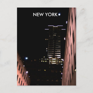 Postal Nueva York de noche