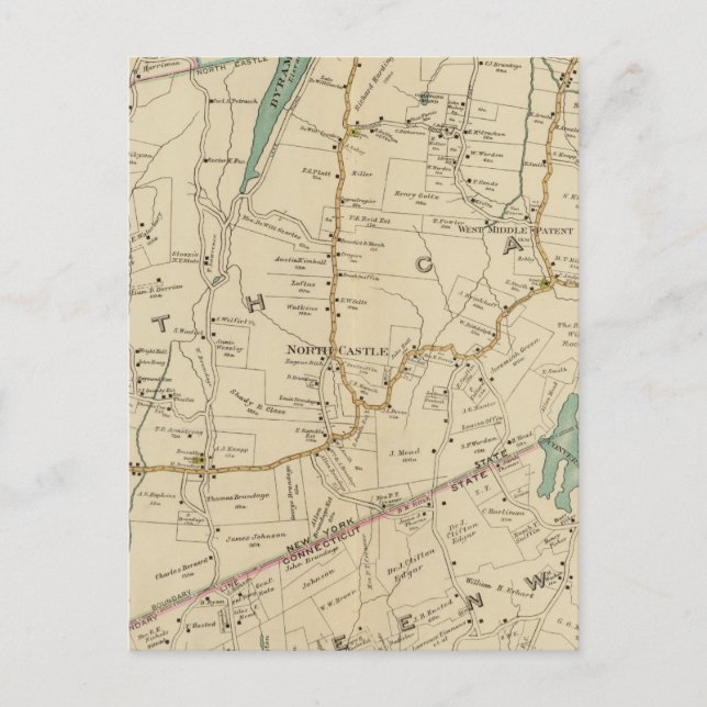 Postal Nueva York del Norte (Anverso)