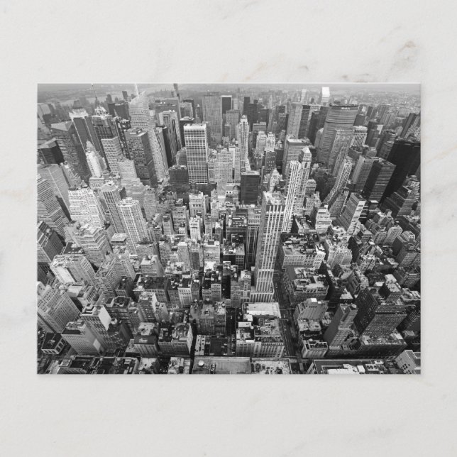 Postal Nueva York desde arriba (Anverso)