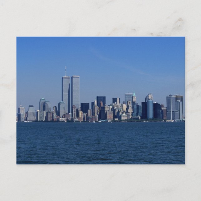 Postal Nueva York, EE. UU. Horizonte de Manhattan central (Anverso)