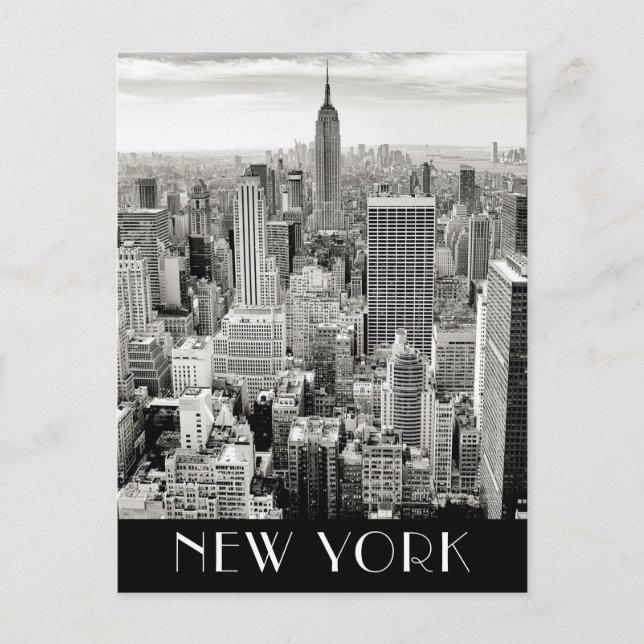 Postal Nueva York Empire State (Anverso)